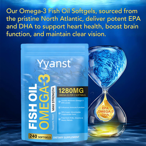OEM/ODM VENTA CALIENTE Cápsulas de Aceite de Pescado Omega-3 de Alta Calidad, Súper Absorbibles, para Apoyar la Función Inmunológica y la Salud Ocular, Muestra Gratis - Product Image 4
