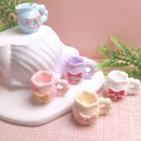 100 Piezas de Cabujones de Resina con Forma de Mariposa de Dibujos Animados, Mini Comida para Decoración de Teléfonos, Manualidades, Joyería, Accesorios para Casa de Muñecas