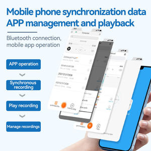 เครื่องบันทึกเสียงพกพาพร้อมฟังก์ชันบลูทูธ เครื่องเล่นเสียงดิจิตอล แบตเตอรี่ใช้งานได้นาน ราคาโรงงาน - Product Image 4