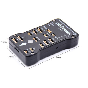 Contrôleur de vol Pixhawk PX4 PIX 2.<span class=keywords><strong>4</strong></span>.8 32 bits + télémétrie 433 / 915 + GPS M8N + Minim OSD + PM + interrupteur de sécurité + sonnerie + PPM + I2C + 4G SD - Product Image 4