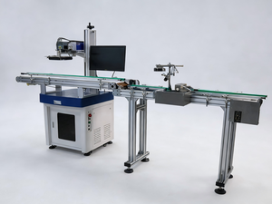 Machine de marquage laser refroidie par eau haute précision avec code QR de traçabilité BMG, vision UV et positionnement, compatible DXF/PLT/AI/DWG/DST - Product Image 1