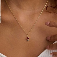 Colliers tendance en cuivre plaqué or véritable 18 carats avec pendentif nœud cœur en bambou et zircone cubique, bijoux pour femmes sportives, Saint-Valentin