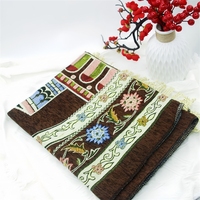 Tapis de prière portable en chenille rembourré, fabriqué à la machine, motif architectural, pliable, tapis musulman doux tissé pour la maison et les voyages