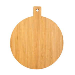 Planches à découper en bambou rectangulaires, rondes et de formes irrégulières avec poignée pour la cuisine - Product Image 5