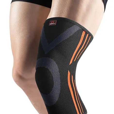 성인용 탄성 나일론 농구 압축 슬리브 통기성 무릎 보호대 및 스포츠 용 맞춤형 로고가있는 지지대