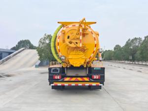 Vehículo de Succión por Chorro SHACMAN de 13m³, Potencia Auxiliar de 375HP, Gran Capacidad de Succión de Lodos, Chorro de Alta Presión para Limpieza de Tuberías - Product Image 6