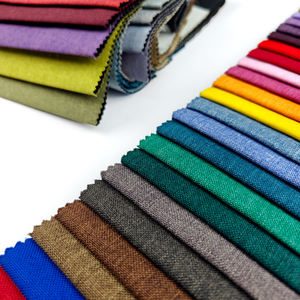 बमबारी चीन 100% लिनन कपड़े के लिए प्राकृतिक रंगे हुए सोफे और कार गहरे भूरे रंग के असबाब पॉलिएस्टर सन होम टेक्सटाइल - Product Image 6