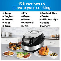Cuiseur numérique intelligent numérique pour aliments, multifonctionnel, automatique, conserve le riz au chaud, 5L