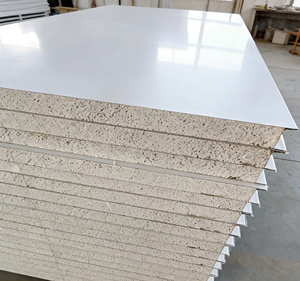 Panneau mural sandwich en PU avec revêtement mural intérieur en acier durable pour entrepôt, chambre froide, atelier - Product Image 4