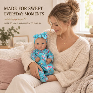 BAkwbwBY Poupée <span class=keywords><strong>Reborn</strong></span> 18 Pouces <span class=keywords><strong>Silicone</strong></span> Solide Intégral Bébé Réaliste Nouveau Né OEM ODM Usine Grossiste Fournisseur Cadeau - Product Image 4