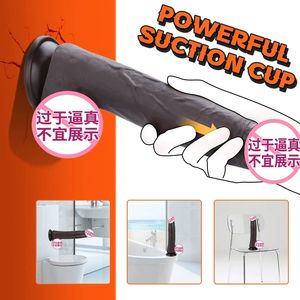 Огромный пенис силиконовый фаллоимитатор реалистичный Фэнтезийный петух с большим узлом Монстр фаллоимитатор с сильным всасыванием инопланетный петух секс-игрушка - Product Image 5