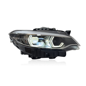 Nouveau phare avant jaune DRL pour BMW Série 2 F22 F23 F87 2014-2021, phare LED LCI modifié bicolore, lampe de jour de rechange - Product Image 4