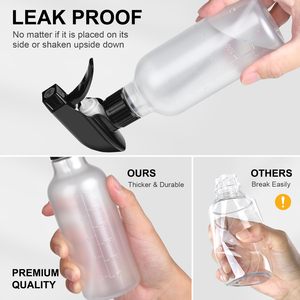 Botol Semprot Air Kosong PET Transparan 10oz Bebas BPA, Wadah Plastik Isi Ulang untuk Larutan Pembersih dan Penyiraman Tanaman - Product Image 4