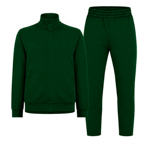 Men Winter Fleece Tracksuit Set Long Sleeve Zipper <b>Jacket</b> and Sweatpants Casual Sports <b>Gym</b> Jogger Suit Breathable Streetwear - Product Image 1