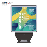 Caja de Luz Estática Independiente para Publicidad Exterior y Exhibición de Información