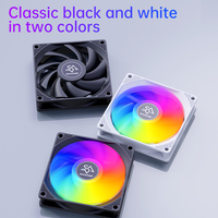 Ventilateur de Refroidissement PC RVB SNOWMAN OEM 120mm, Refroidisseur d'Ordinateur, Fournisseur d'Usine, Prix Abordable, Ventilateur de Boîtier PWM 4 Broches Molex