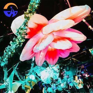 Luzes de Festa Temática da Selva Chenghuang & Festival de Música Eletrônica, Balões Infláveis em Forma de Flor, Props Suspensos de 1,5m/2m para Idades Acima de 14 Anos - Product Image 3