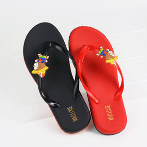 Nouvelles sandales à plate-forme <span class=keywords><strong>pour</strong></span> <span class=keywords><strong>femmes</strong></span> légères à la mode tongs à clapet originales avec semelle intérieure imprimée <span class=keywords><strong>pour</strong></span> le matériel de PVC d'été - Product Image 5