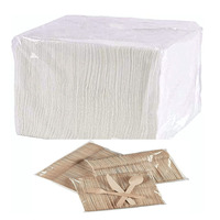 Vente en gros d'usine de restaurant cuisine vente en gros de haute qualité pas cher logo personnalisé 100% serviette de table en bois vierge