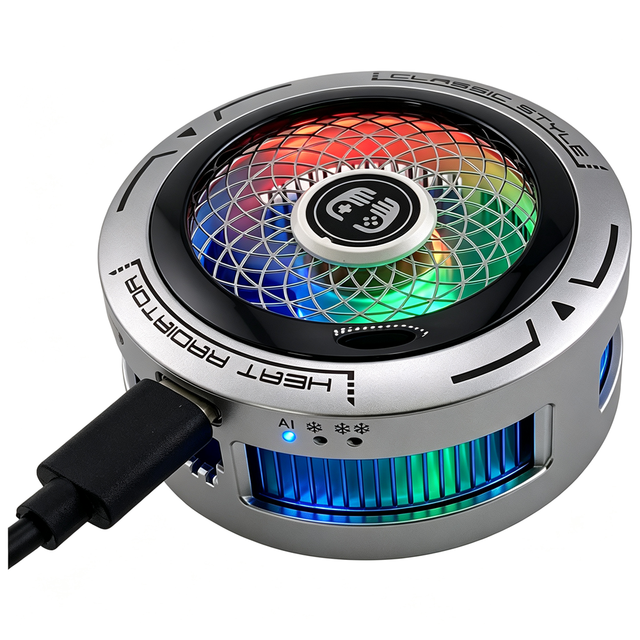 FS29 20W Semiconductor Phone Cooling Fan Anti-Overcooling Magnetic Radiator Large Area Ice Cold Cooler for Gaming Living Stream