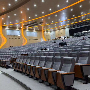 Sièges de cinéma électriques en aluminium, chaises de théâtre, sièges de cinéma modernes et confortables, mobilier commercial pour universités et salles de cours - Product Image 1