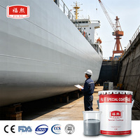 Primaire époxy zingué anti-corrosion liquide, forte résistance aux pulvérisations de sel pour l'acier interne/extérieur des bateaux patrouilleurs et yachts