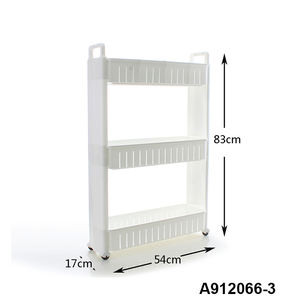 Estante de cocina de almacenamiento de plástico extraíble de tres capas para ahorrar espacio - Product Image 2