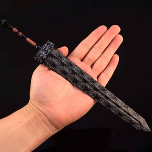 Elden Ring Fire Cloud <span class=keywords><strong>patrón</strong></span> totalmente metálico espada gigante artesanía arma modelo decoración personalizado Anime juego acero espada periférico - Product Image 3