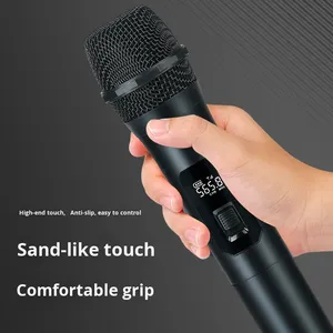 <span class=keywords><strong>ไมโครโฟน</strong></span>ไร้สาย SM57 Professional 2.4G แบบมือถือ ไดนามิก คู่ 58 UHF สำหรับ<span class=keywords><strong>คาราโอเกะ</strong></span>และการแสดงบนเวที แบบรอบทิศทาง - Product Image 2
