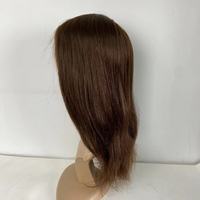 Wig renda hd kulit tipis penuh tanpa lem rambut manusia alami baru untuk wanita hitam terlaris