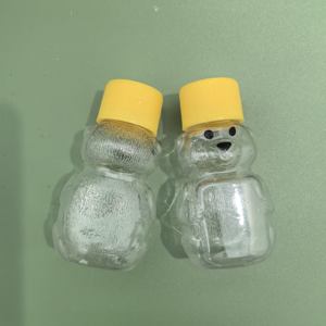 60ml Cartoon <strong>Bear</strong> Bottle Pet Transparent Mini Sample Exquisite <strong>Honey</strong> Bottle Plastic Pet Bottle With Screw Lid - Product Image 4