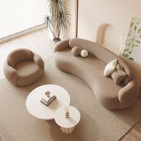 Canapé monoplace compressé sous vide, en éponge lavable, design pliable peu encombrant, tissu mat, forme incurvée, mobilier de maison amovible