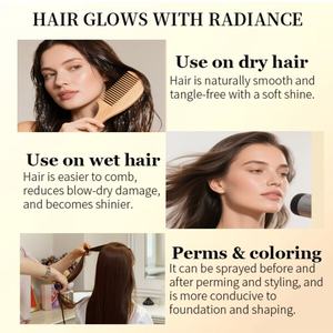 Acondicionador hidratante sin enjuague de etiqueta privada, aerosoles para el cabello, hidratante y desenredante, aerosol protector de calor para el cabello - Product Image 4