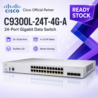 C9300L-24T-4G-A Neuf Original Cisco Catalyst 24 ports Gigabit Data 4x1G Uplink Network Advantage Commutateur Cisco C9300L-24T-4G-A