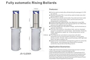 حاجز أمان أوتوماتيكي عالي السلامة لوقوف السيارات قابل للجر حاجز طريق ذكي لوقوف السيارات حواجز مرتفعة - Product Image 2