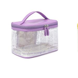 New Fashion PVC Transparent Printed Soft Handle <b>20L</b> Capacity Waterproof Zipper Cosmetic <b>Bag</b> Makeup Organizer Skin Care Classy - Product Image 5