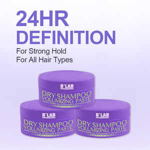 Shampooing sec Pâte de volume Produits de coiffage pour hommes Élimine l'excès d'huile Pâte pour <span class=keywords><strong>cheveux</strong></span> mats Texture de sel de mer Cire pour <span class=keywords><strong>cheveux</strong></span> d'argile - Product Image 5