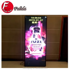 P2 P3 Indoor LED video wall Screen movable poster LED display on shop advertise promotion portable ads led display