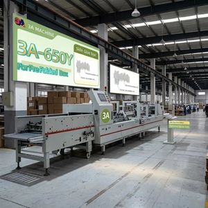 Máquina Plegadora y Encoladora Automática de Cajas de Una Cara Tipo 3A-650Y con Accionamiento Eléctrico para Embalaje de Madera - Product Image 3