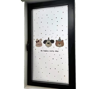 Autocollant en verre dépoli personnalisé, motif mignon personnalisable, best-seller, nouveau, autocollant en PVC pour fenêtre, <span class=keywords><strong>miroir</strong></span>, fenêtre - Product Image 5