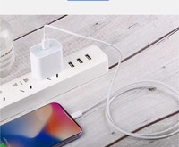Câble de charge rapide Type-C PD 20W 5A 1m-3m Blanc Conducteur en cuivre pur Blindage tressé Gaine TPE/PVC iPhone 15/14 Pro/Caméra