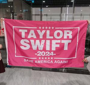 Wholesale Custom Taylor Flag 2024 Double-Sided Pink <b>Banner</b> No Fade for Musician Flag <b>Party</b> Outdoor Insurance Education - Product Image 3