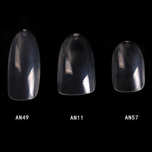 Artsu — faux-ongles transparents ovales courtes, pour manucure, extensions à couverture complète, pour <span class=keywords><strong>Salon</strong></span>, design artistique, fournitures, 500 pièces - Product Image 4