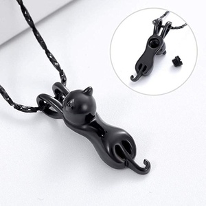 Kalung Guci untuk Abu Hewan Peliharaan, Liontin Kalung Guci Baja Anti Karat untuk Anak Anjing, Kenang-kenangan Peringatan Hewan Peliharaan - Product Image 5