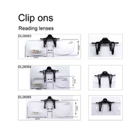 Lunettes de lecture sans monture UV400 multi-tailles à clipser, design rabattable, portables et légères pour hommes et femmes, logo personnalisé OEM ODM disponible