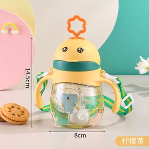 Tazza di acqua per bambini con paglia portatile per bambini di un anno-vecchio bambino scala tazza di acqua potabile per bambini - Product Image 4
