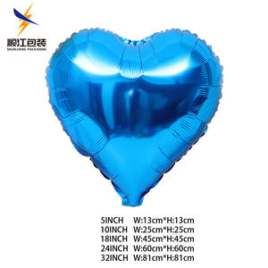 ลูกโป่งอลูมิเนียมฟอยล์รูปหัวใจ18นิ้วสำหรับงานเลี้ยงวันเกิดงานแต่งงานขายส่ง - Product Image 6