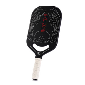 Raquette de pickleball Leatou en fibre de carbone 16 mm avec technologie Raw Spin, avec sac et balles - Product Image 5