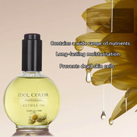 Pro Beauty 75ml organique huile pour cuticules des ongles personnalisable marque privée chine prix de gros produit nutritionnel de soins personnels
