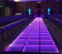 Chengwen Grace Infinite installation rapide DJ lumières sans fil 3D miroir aimant LED piste de danse